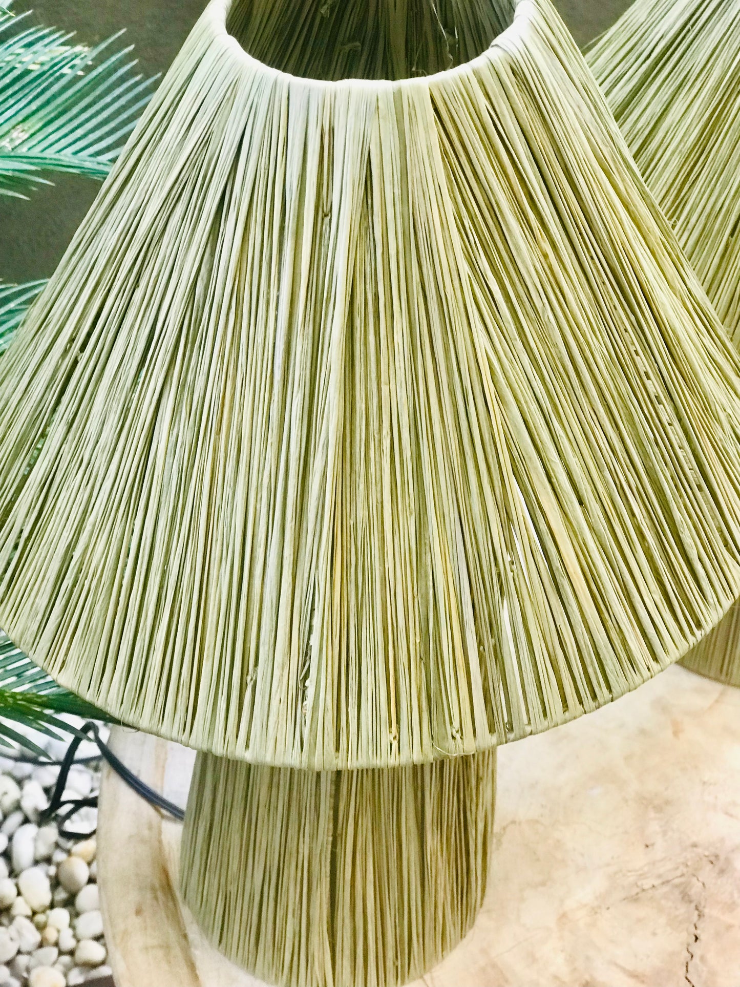 Raffia Light Shade Nature Green