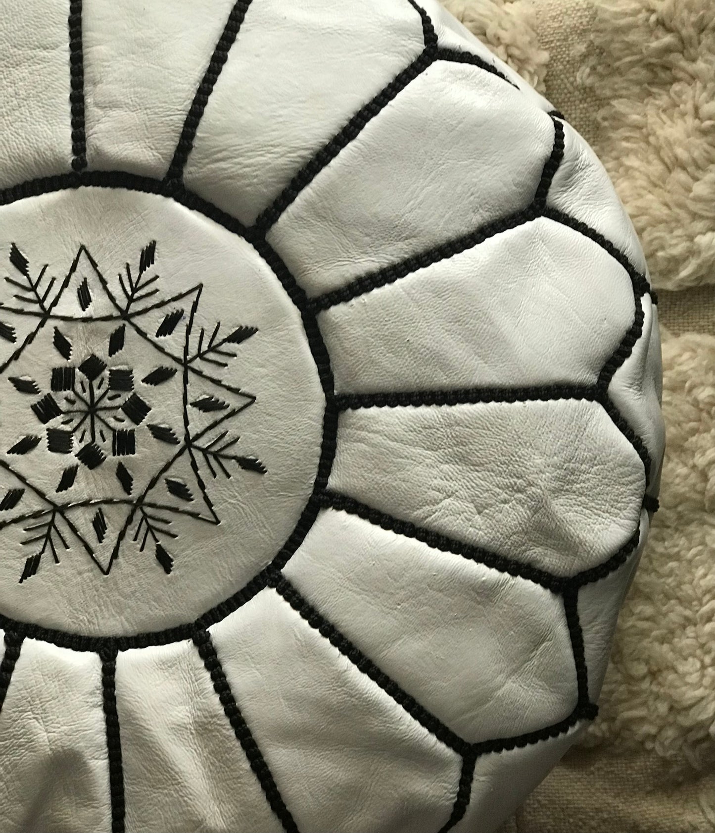 Moroccan Ottoman White (Blanche)