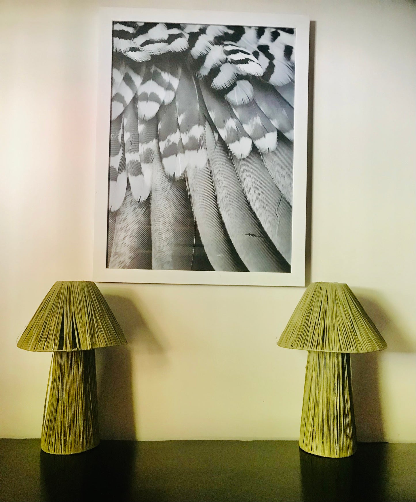 Raffia Light Shade Nature Green