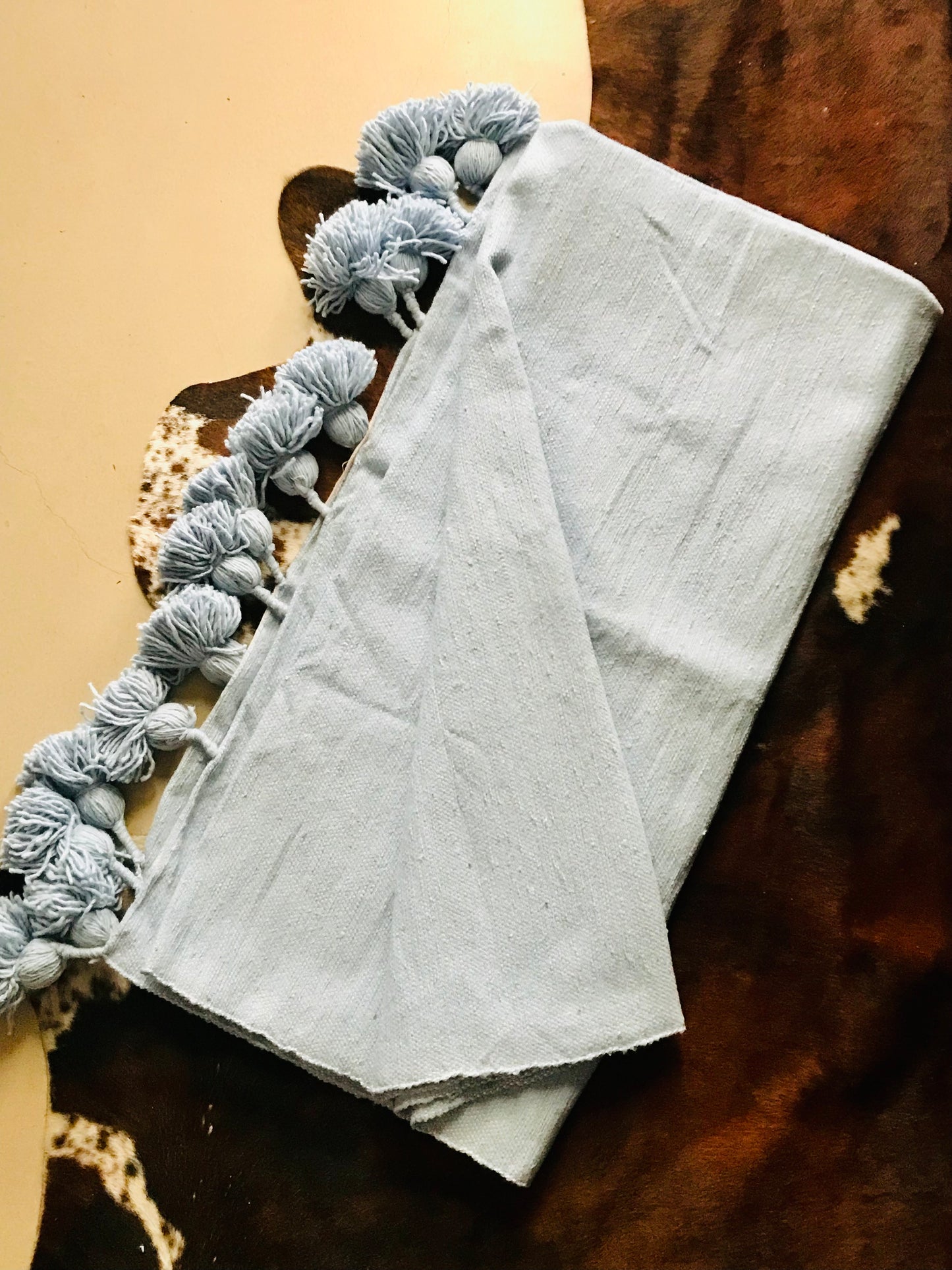 Pom Pom Moroccan Blankets