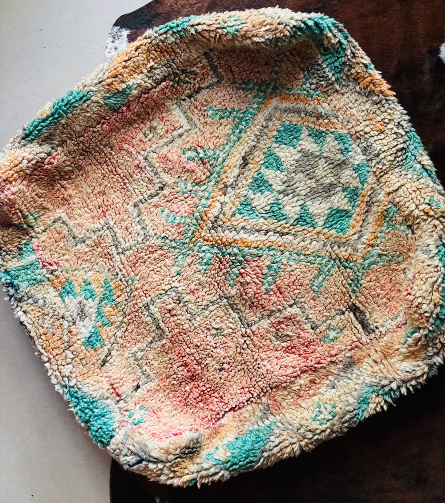 Boujaad Floor “Evil Eye” Cushion