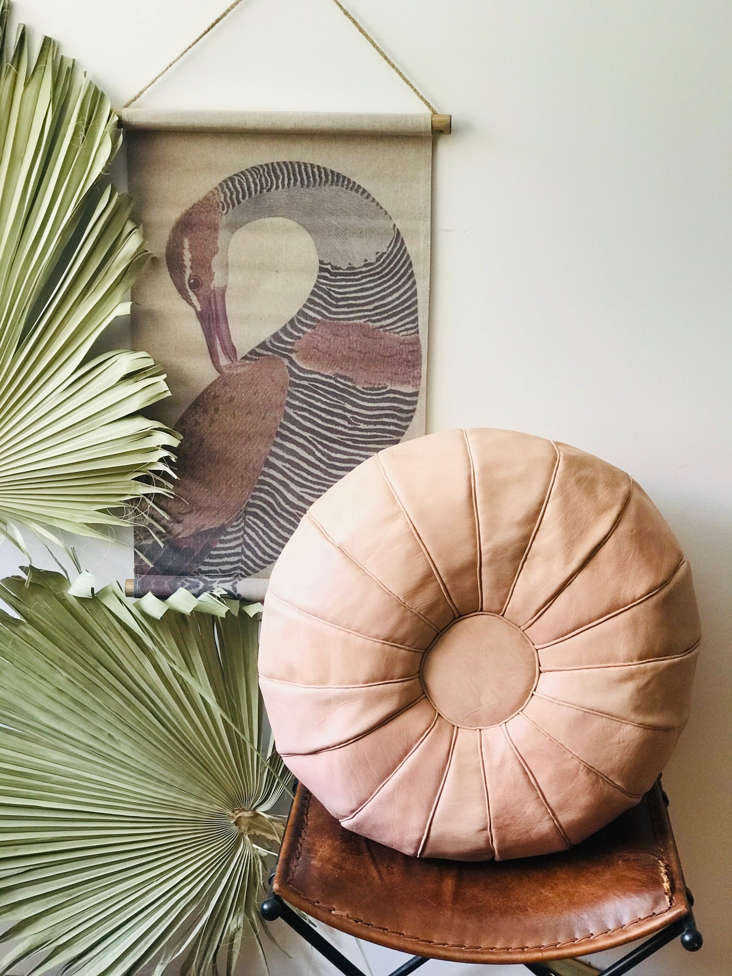 Moroccan Ottoman Contemporary Blush