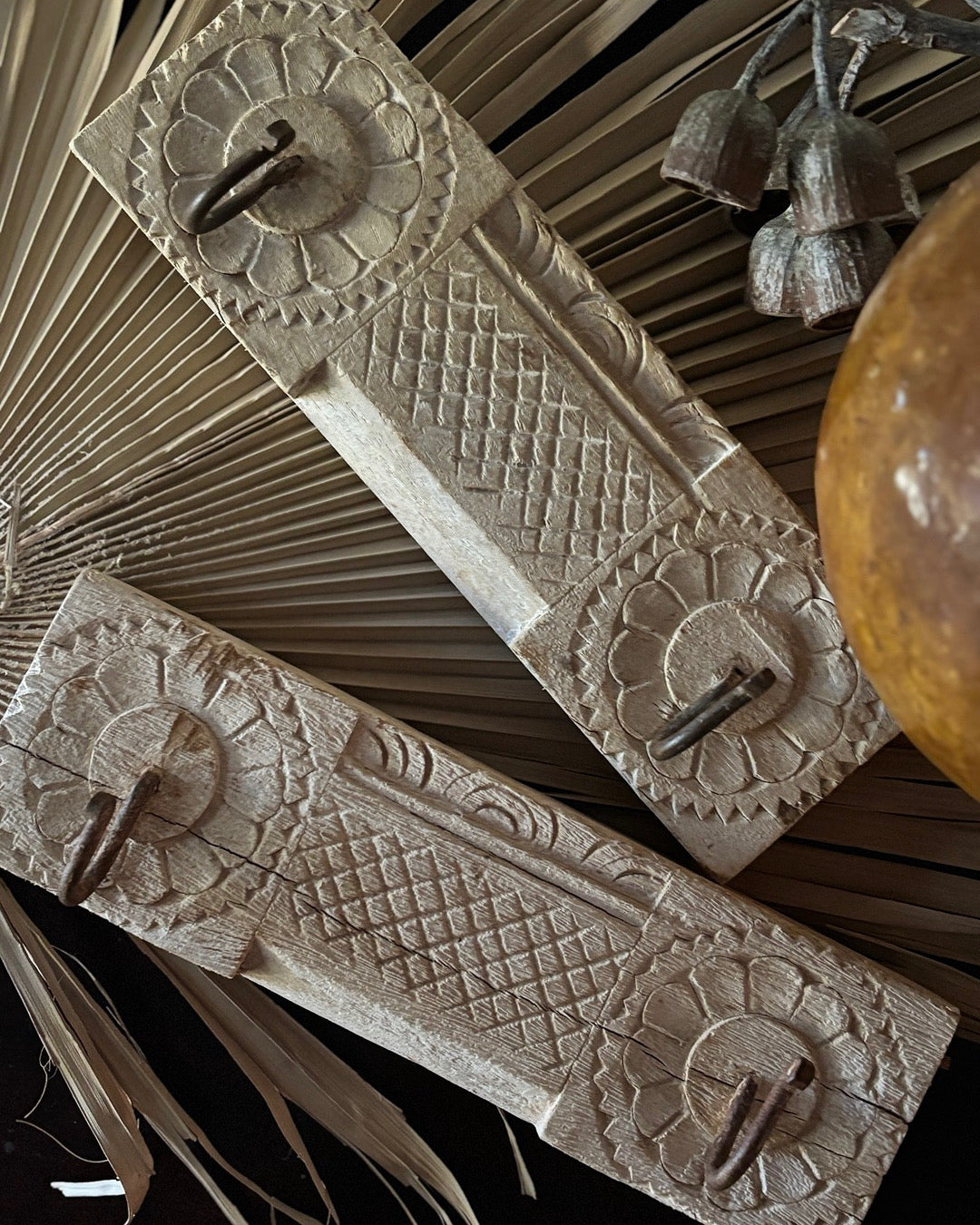 Wall Hooks Vintage Wood