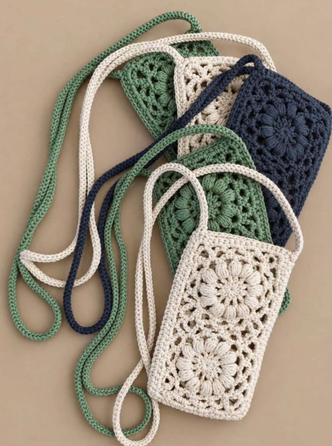 Handmade Crochet Mobile Phone Holders