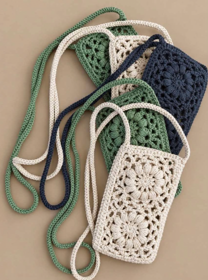 Handmade Crochet Mobile Phone Holders