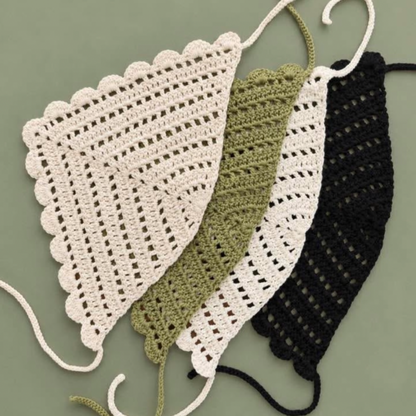 Handmade Crochet Hair Bandana
